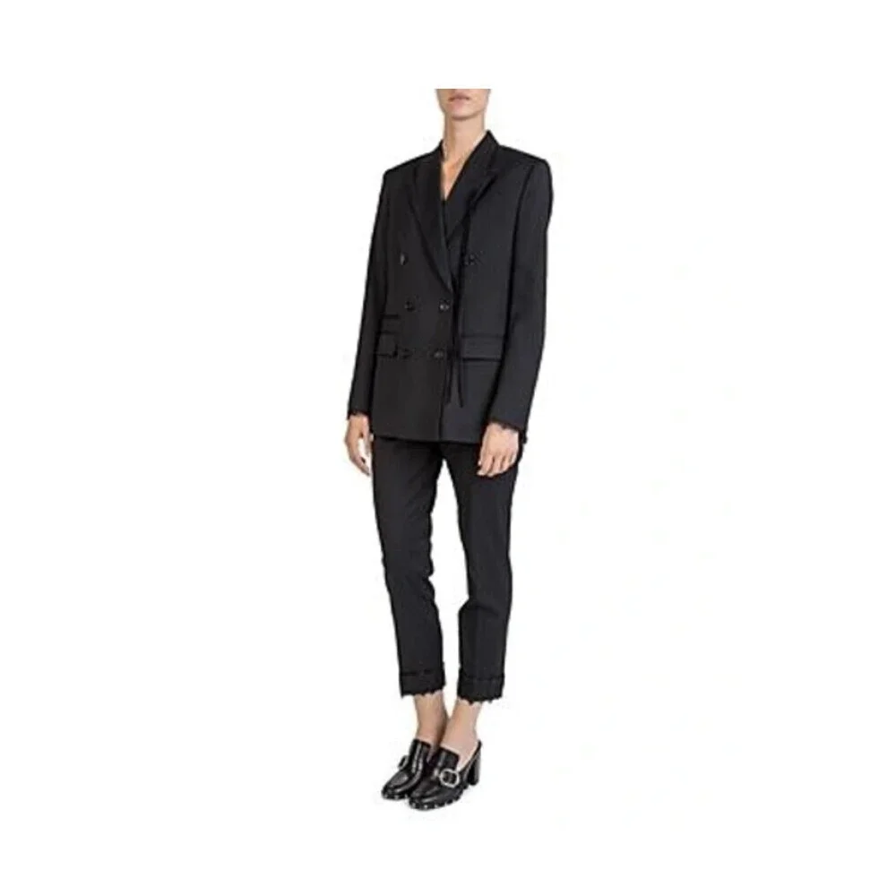 The Kooples Women's Double-Breasted Blazer Black Size 32 $725 - Picture 5 of 14